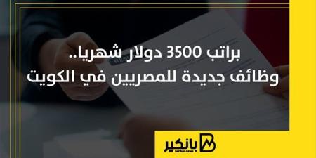 براتب
      3500
      دولار
      شهريا..
      وظائف
      ...