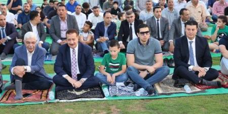 محافظ المنوفية يشارك أبناء المحافظة فرحة العيد في ساحة نادي الجمهورية