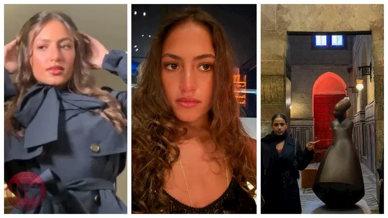 كنزي وجانا عمرو دياب تظهران بحملة إعلانية رمضانية في القاهرة