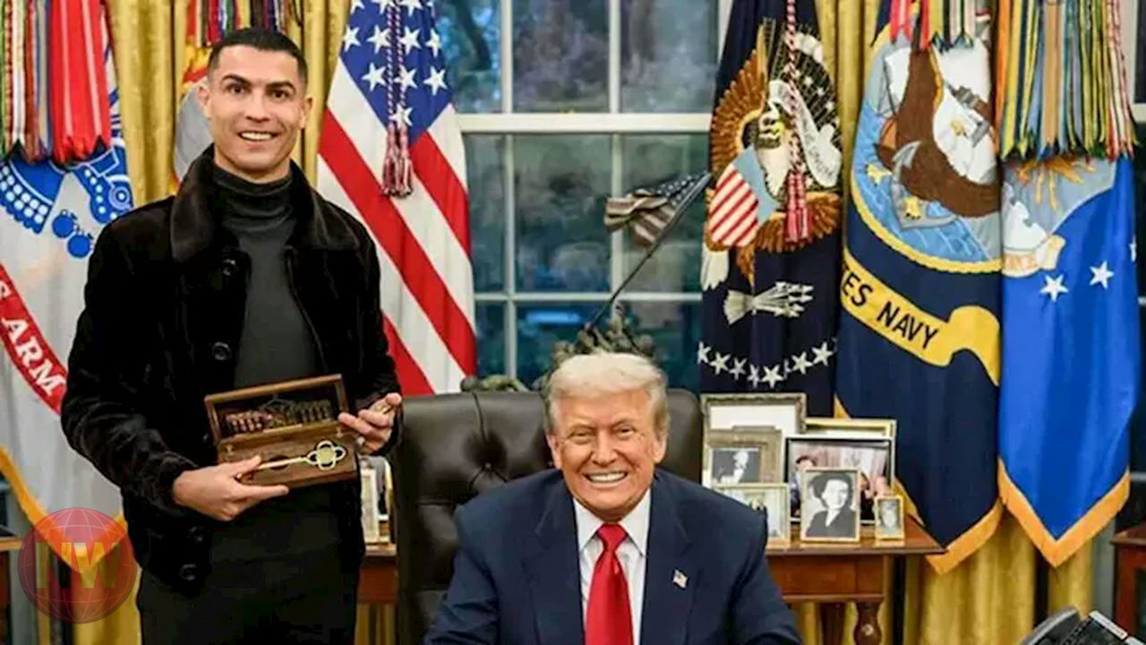 ترامب يوجه رسالة إلى كريستيانو رونالدو عبر مقطع مصور بالذكاء الاصطناعي