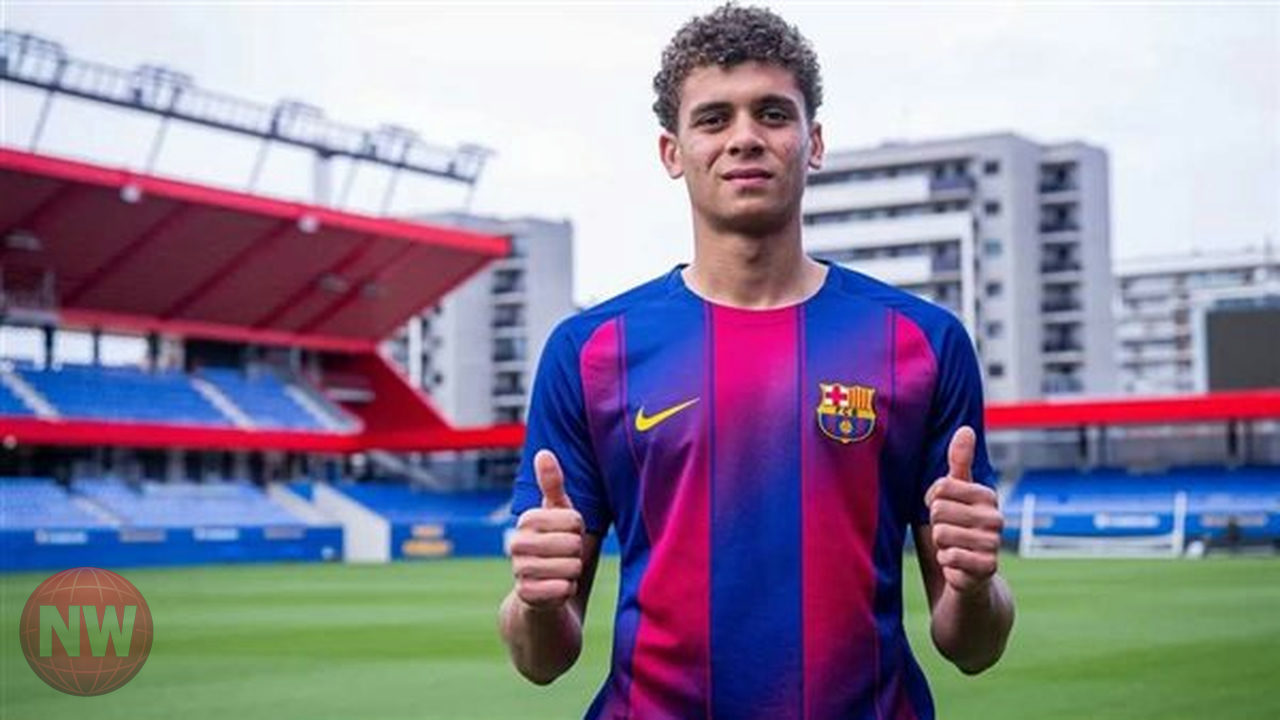 حمزة عبد الكريم يُكمل إجراءات تصريح العمل وينضم لتدريبات برشلونة