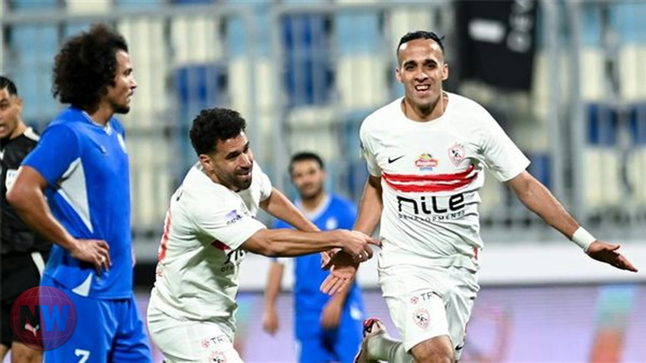 الزمالك يتقدم على الاتحاد السكندري بهدف منسي في الدوري المصري