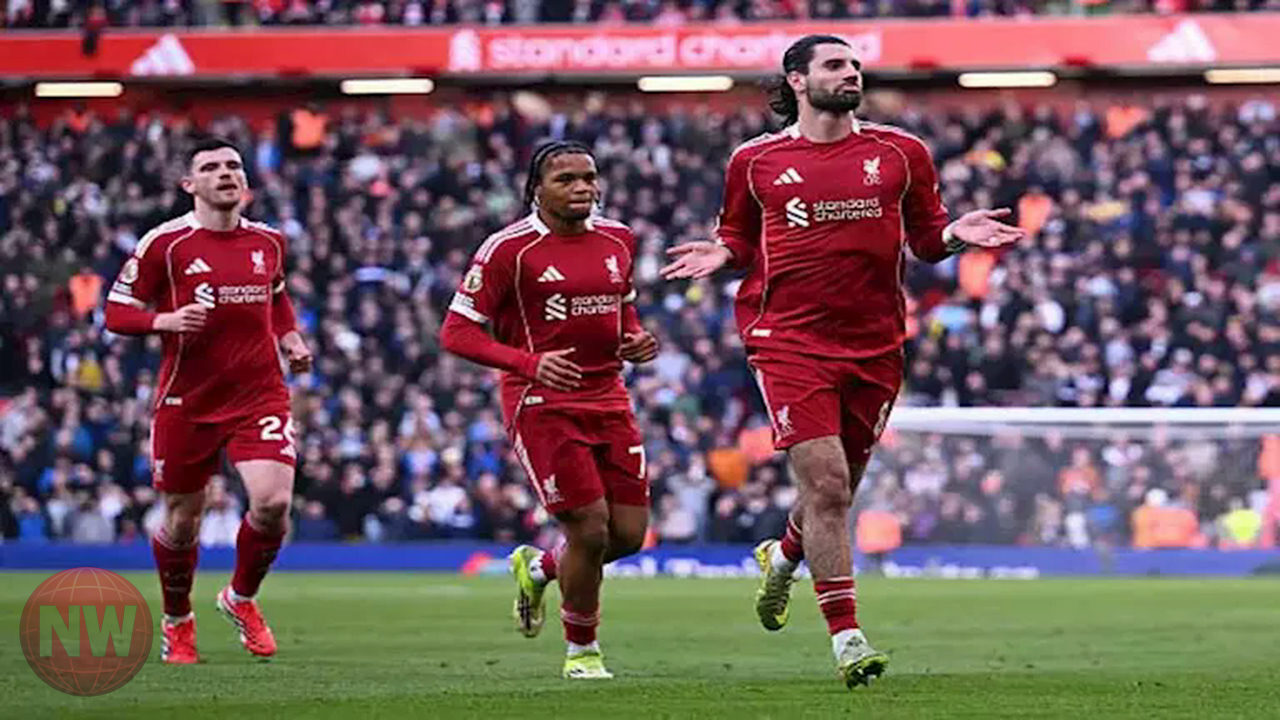 ليفربول يفتتح التسجيل ضد توتنهام في الدوري الإنجليزي
