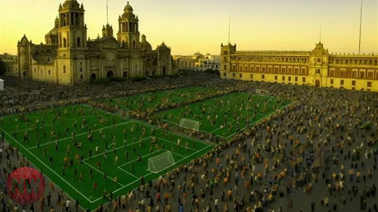 المكسيك تحطم رقماً قياسياً عالمياً في أكبر حصة تدريبية لكرة القدم