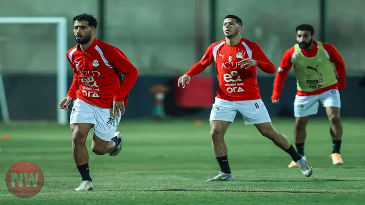 منتخب مصر يواصل تدريباته استعداداً لمواجهة السعودية وإسبانيا