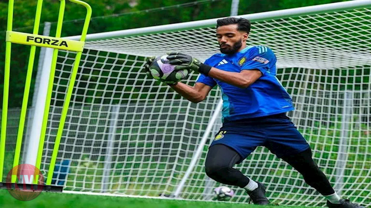 النصر السعودي يفقد حارسه الشاب البوعينين لقطع في الرباط الصليبي