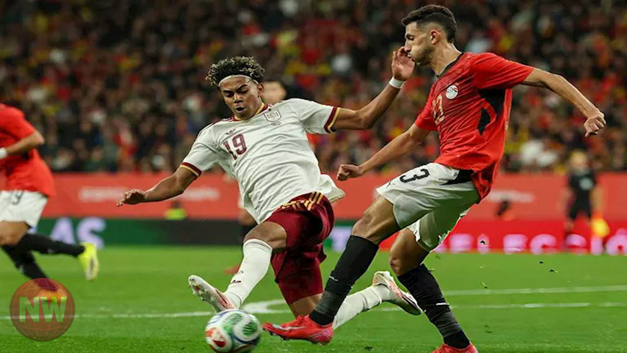 منتخب مصر يتعادل سلبيًا مع إسبانيا في ختام ودية مارس