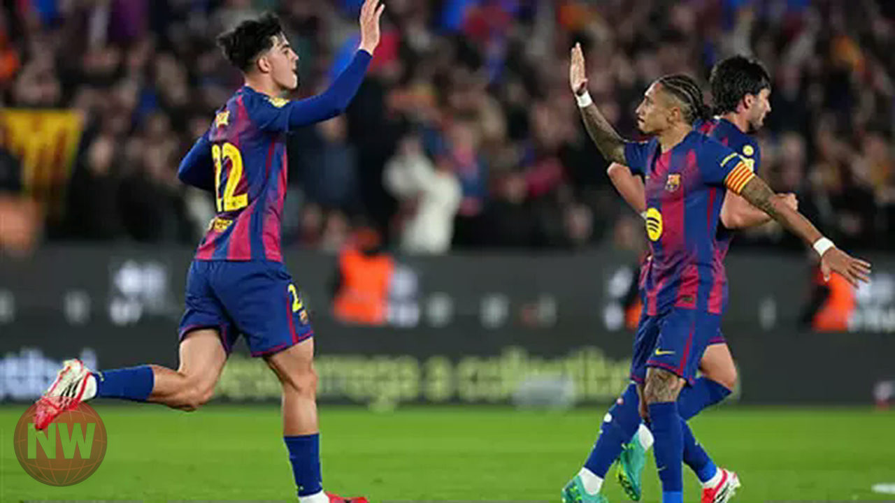 برشلونة يسحق إسبانيول 4-1 ويعزز صدارته للدوري الإسباني