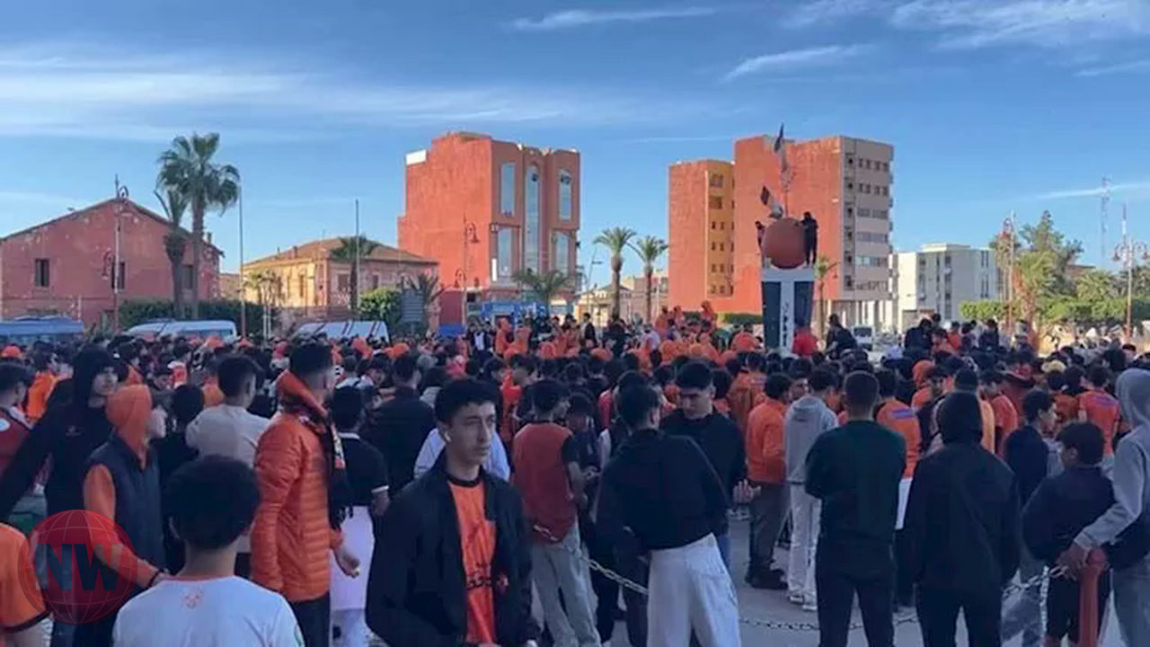 اشتباكات بين جماهير نهضة بركان والجيش الملكي قبل مواجهة أفريقيا