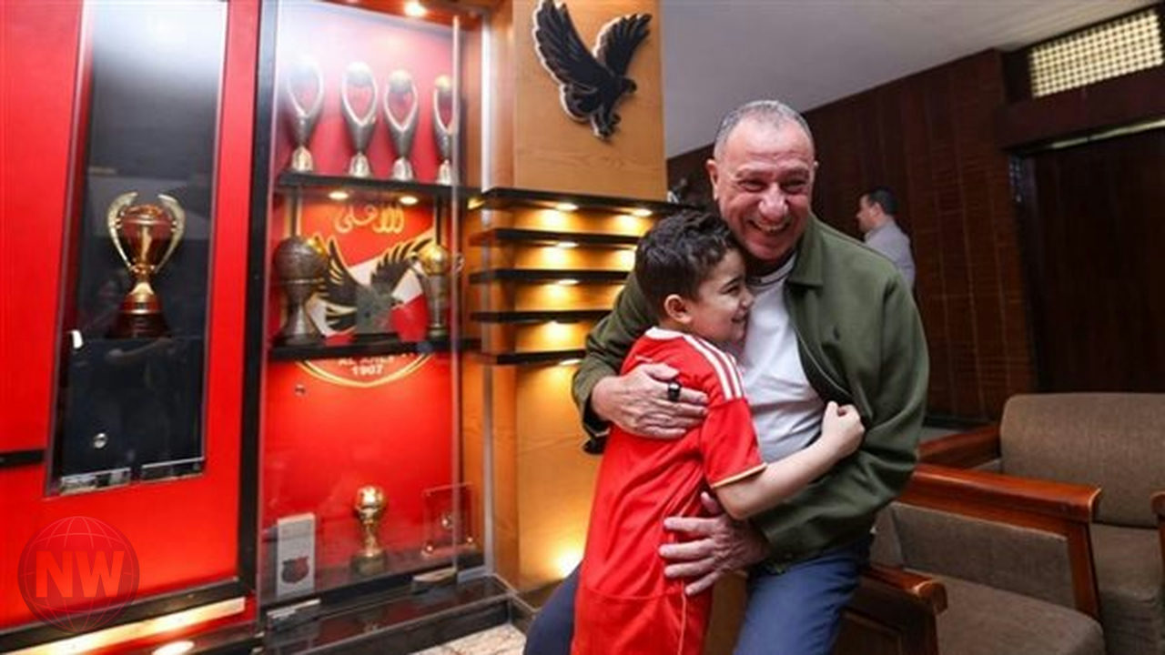 الخطيب يستقبل الطفل المشجع سليم في الأهلي.. وتفاصيل استعدادات الفريق
