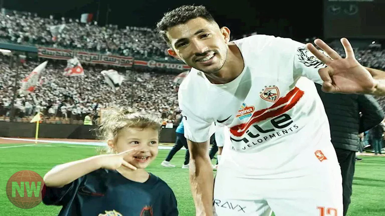 أحمد فتوح يحتفل بطفلة ابنة زميله بعد فوز الزمالك على بيراميدز