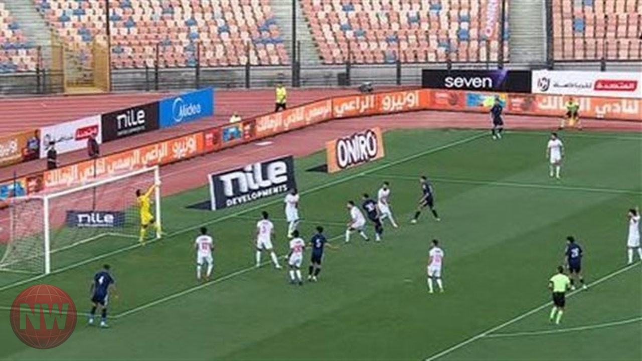 الزمالك وإنبي سلبيًا في الشوط الأول.. وإصابة لعمر جابر