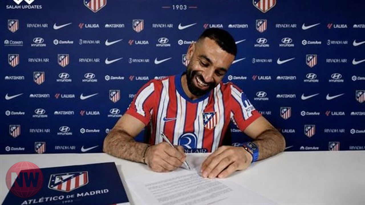 صورة مزيفة لمحمد صلاح مع أتلتيكو مدريد تثير جدلاً واسعاً