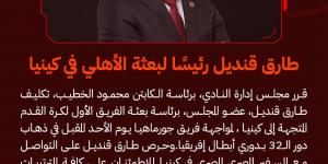 رسميا.. طارق قنديل رئيسًا لبعثة الأهلي في كينيا استعدادًا لمواجهة جورماهيا في دوري أبطال إفريقيا