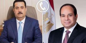 الرئيس السيسي ورئيس الوزراء العراقي يؤكدان حرصهما على دفع العلاقات الثنائية إلى آفاق أرحب