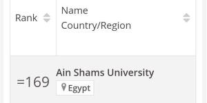 جامعة
      عين
      شمس
      فى
      تصنيف
      TIMES
      HIGHER
      EDUCATION 
      INTERDISCIPLINARY
      Science