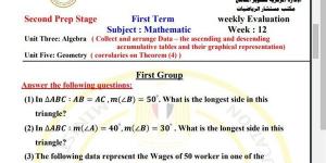 مراجعات
      نهائية..
      أسئلة
      تقييم
      الأسبوع
      الـ
      12
      الرياضيات
      math
      لـ
      الصف
      الثاني
      الإعدادي