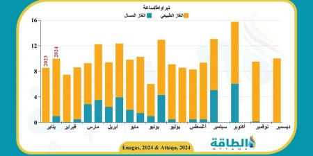 صادرات الغاز الجزائري إلى إسبانيا تتوقف عبر "ميدغاز"