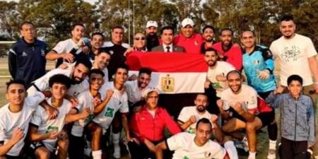 منتخب مصر للميني فوتبول أول المتأهلين لكأس العالم عقب الفوز على الكاميرون