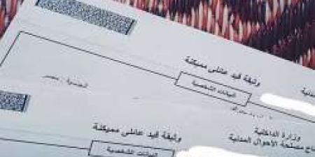 سعر استخراج القيد العائلي 2024 .. تعرف عليه