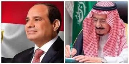 خادم الحرمين الشريفين وولي العهد يهنئان الرئيس السيسي بمناسبة ذكرى يوم العبور