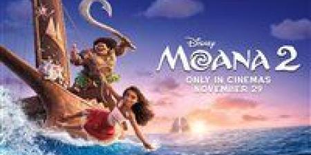 "Moana
      2"
      يقترب
      من
      تحقيق
      مليار
      دولار