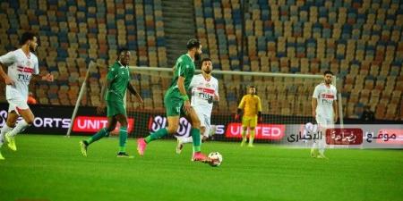 الزمالك والاتحاد السكندري حبايب في الشوط الأول بالدوري المصري(صور)