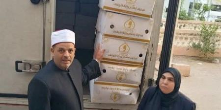 إستلام 2 طن لحوم من مشروع لحوم صكوك الإطعام بالشرقية