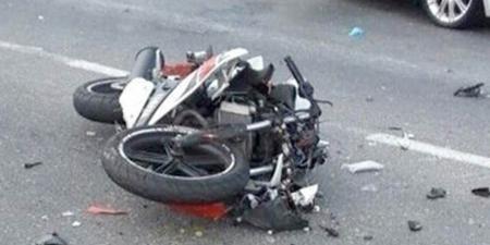 مصرع اربعينى إثر حادث دراجة نارية على طريق " الجنينة منشأة عبد الرحمن" بالدقهلية