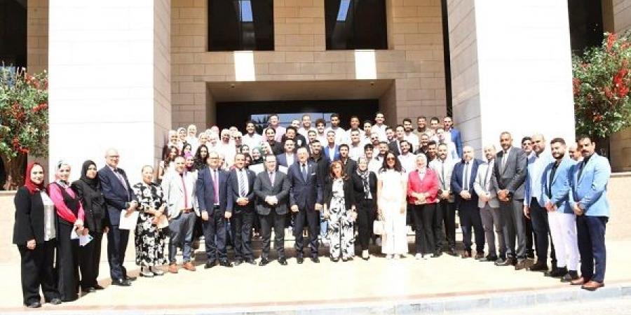 تدريب طلاب كلية التخطيط العمراني جامعة القاهرة بأجهزة المدن الجديدة