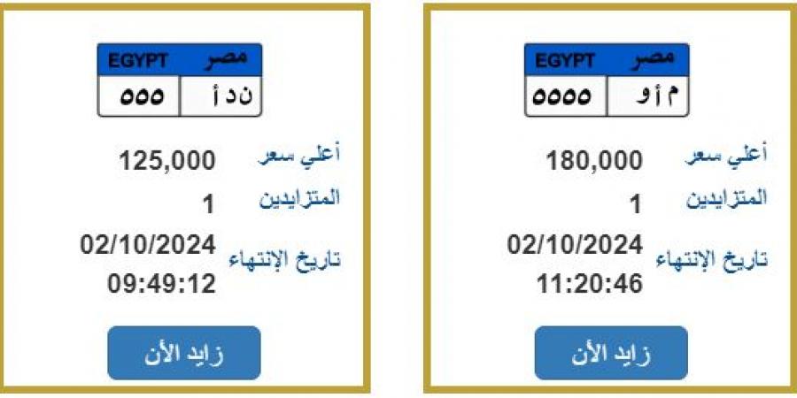 «المرور» تطرح لوحات معدنية مميزة، وتوضح طريقة الحصول عليها