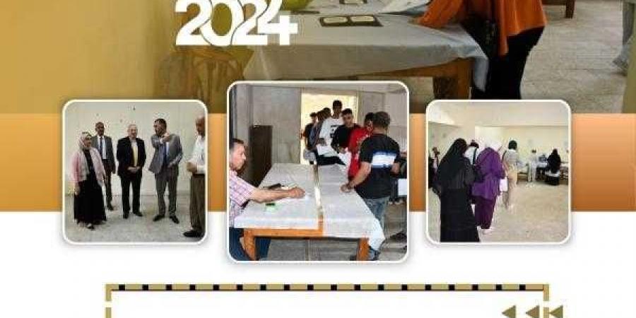 جامعة حلوان تواصل إجراءات الكشف الطبي لطلابها الجدد للعام الدراسي 2024-2025