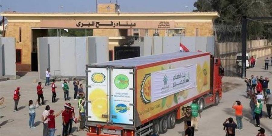 انفراجة في دخول شاحنات المساعدات الإنسانية إلى غزة.. فيديو