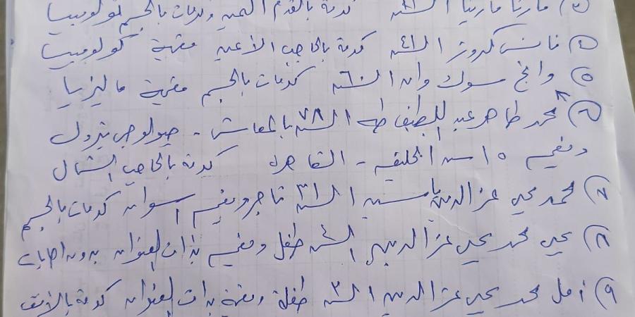 ننشر أسماء مصابي حادث تصادم قطاري المنيا