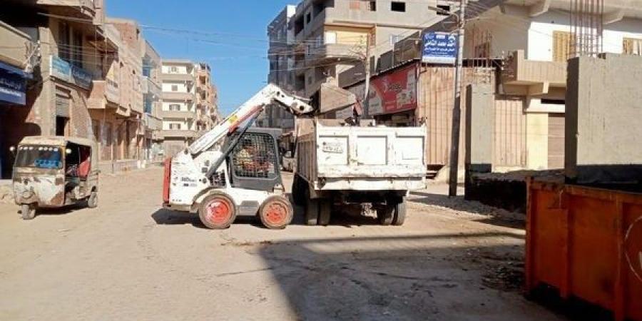 رفع 1000 طن مخلفات في حملات مكبرة بكفر الشيخ