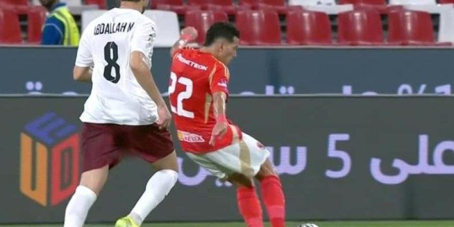 التعادل الإيجابي يسيطر على الشوط الأول من مباراة الأهلي وسيراميكا  (فيديو)