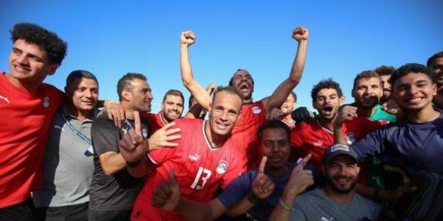 منتخب الشاطئية يصعد إلى نصف نهائي كأس الأمم الإفريقية