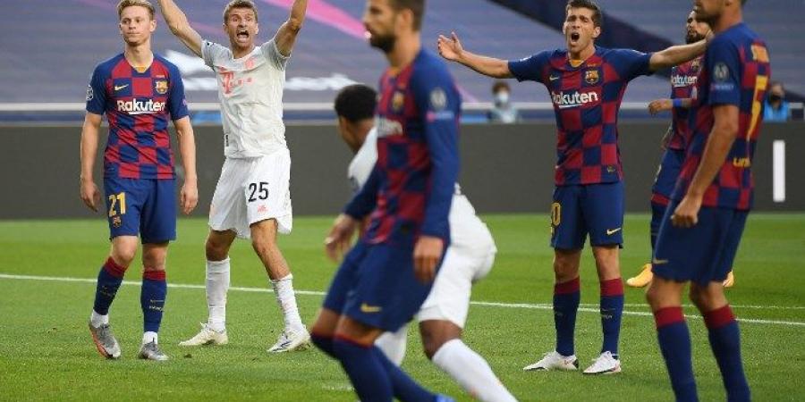 شاهد أهداف مباراة برشلونة وبايرن ميونخ 4-1 في دوري أبطال أوروبا