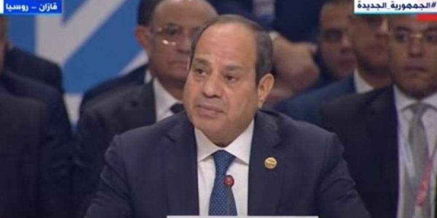 السيسي:
      الأزمات
      الدولية
      أوضحت
      عجز
      النظام
      الدولي
      عن
      التعامل
      بإنصاف
      مع
      الصراعات
      حول
      العالم