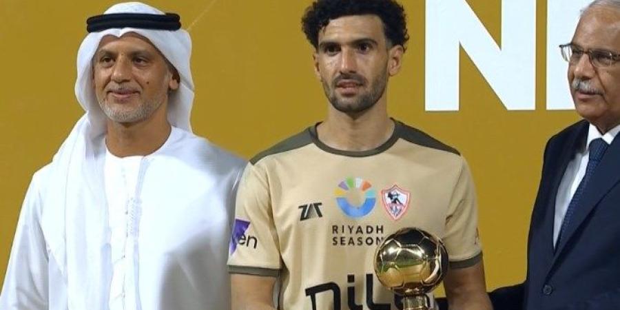 «محمد عواد» يتوج بجائزة أفضل حارس في بطولة السوبر المصري 2024