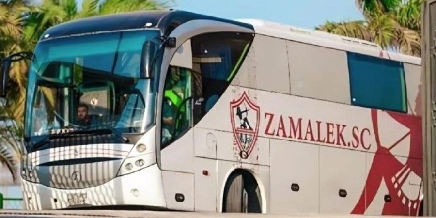 حافلة الزمالك تتحرك إلى ملعب بن زايد لمواجهة الأهلي بنهائي السوبر المصري