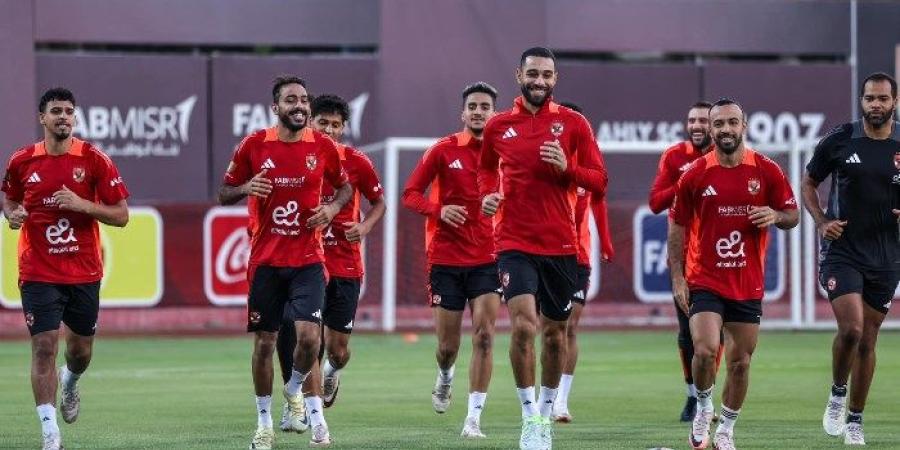 بتواجد كهربا، كواليس مران الأهلي استعدادًا لمواجهة العين الإماراتي