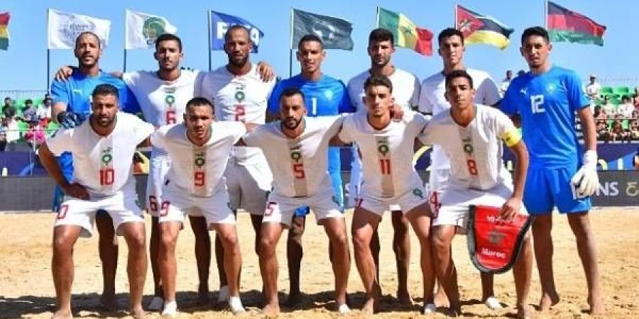 منتخب الكرة الشاطئية يتوج ببرونزية كأس إفريقيا