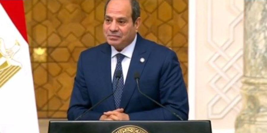 الرئيس السيسي: نقوم بجهود كبيرة لوقف إطلاق النار لمدة يومين وبعدها لوقف كامل