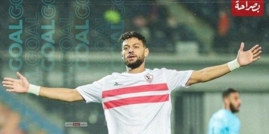 مصطفى شلبي يسجل الهدف الثاني للزمالك في شباك سموحة بالدوري