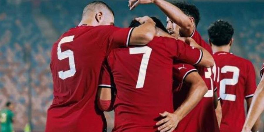 منتخب مصر بالأحمر أمام كاب فيردي في تصفيات كأس الأمم الإفريقية 2025