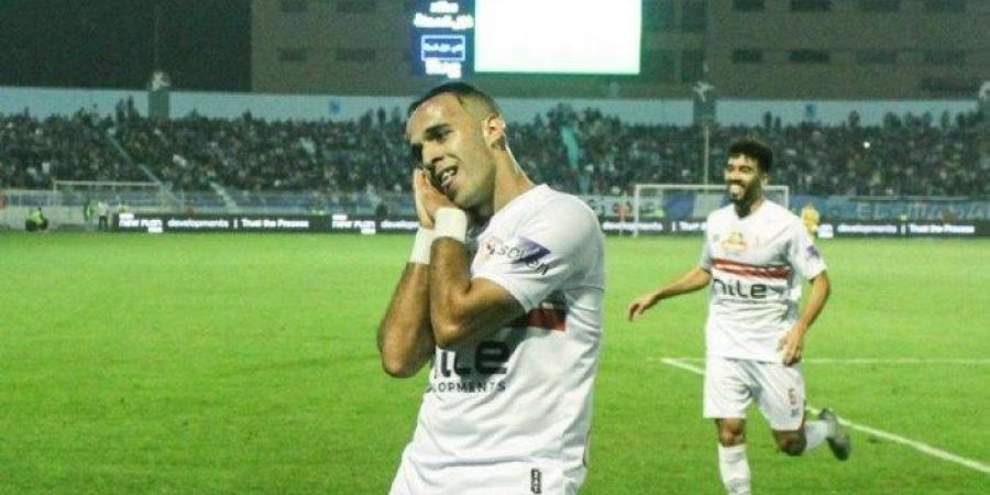 ناصر منسي يقلد احتفال رامي ربيعة بعد هدفه في غزل المحلة بالدوري