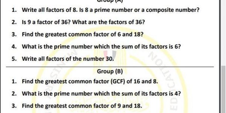 مراجعات
      نهائية..
      أسئلة
      تقييم
      الاسبوع
      العاشر
      في
      الرياضيات
      Math
      الصف
      الرابع
      الابتدائي