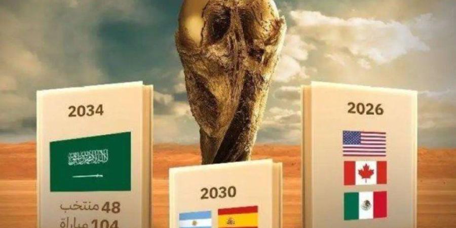 رسميًا
      السعودية
      تفوز
      بتنظيم
      كأس
      العالم
      2034