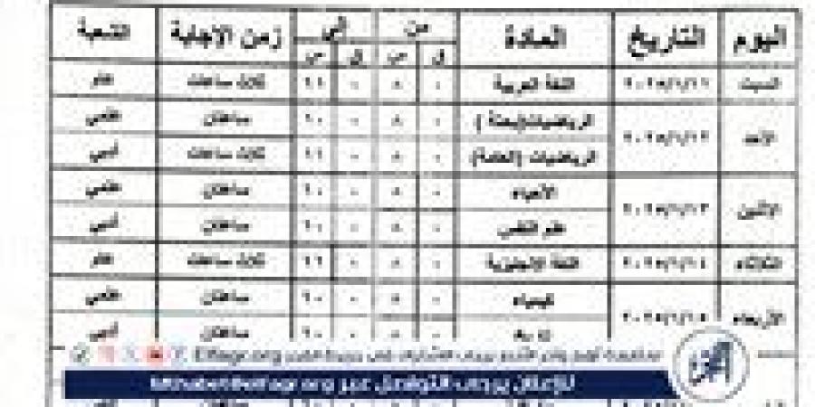 ننشر
      جداول
      امتحانات
      الفصل
      الدراسى
      الأول
      لجميع
      المراحل
      التعليمية
      بالبحيرة